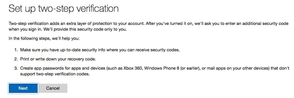 Microsoft Authentication