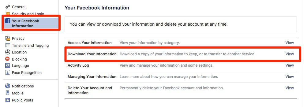 delete facebook - screenshot 3