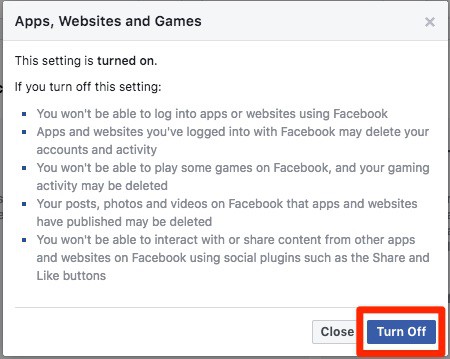 delete facebook - screenshot 7