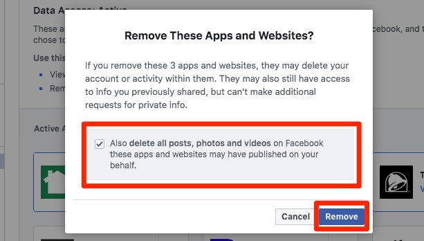 delete facebook - screenshot 9