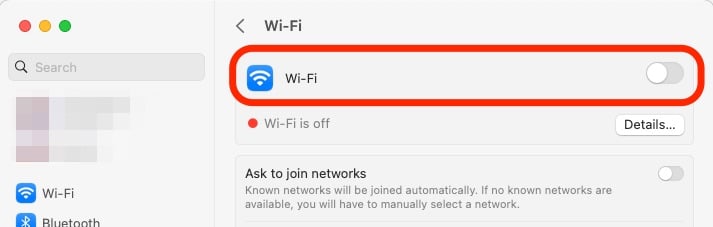 macOS WiFi Switch